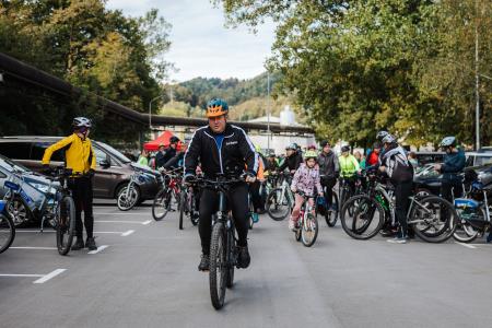 Otvoritev kolesarske CE-SˇT-SˇE-149